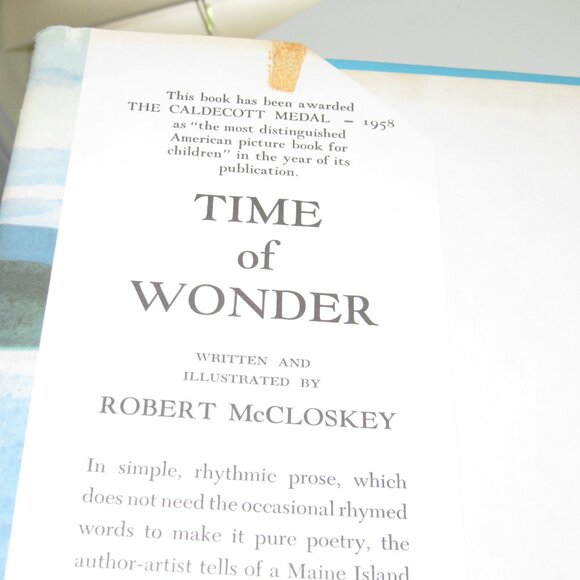 Time of Wonder by Robert McCloskey | Caldecott Medal 1958 | Vintage Kids Book - Picture 3 of 10